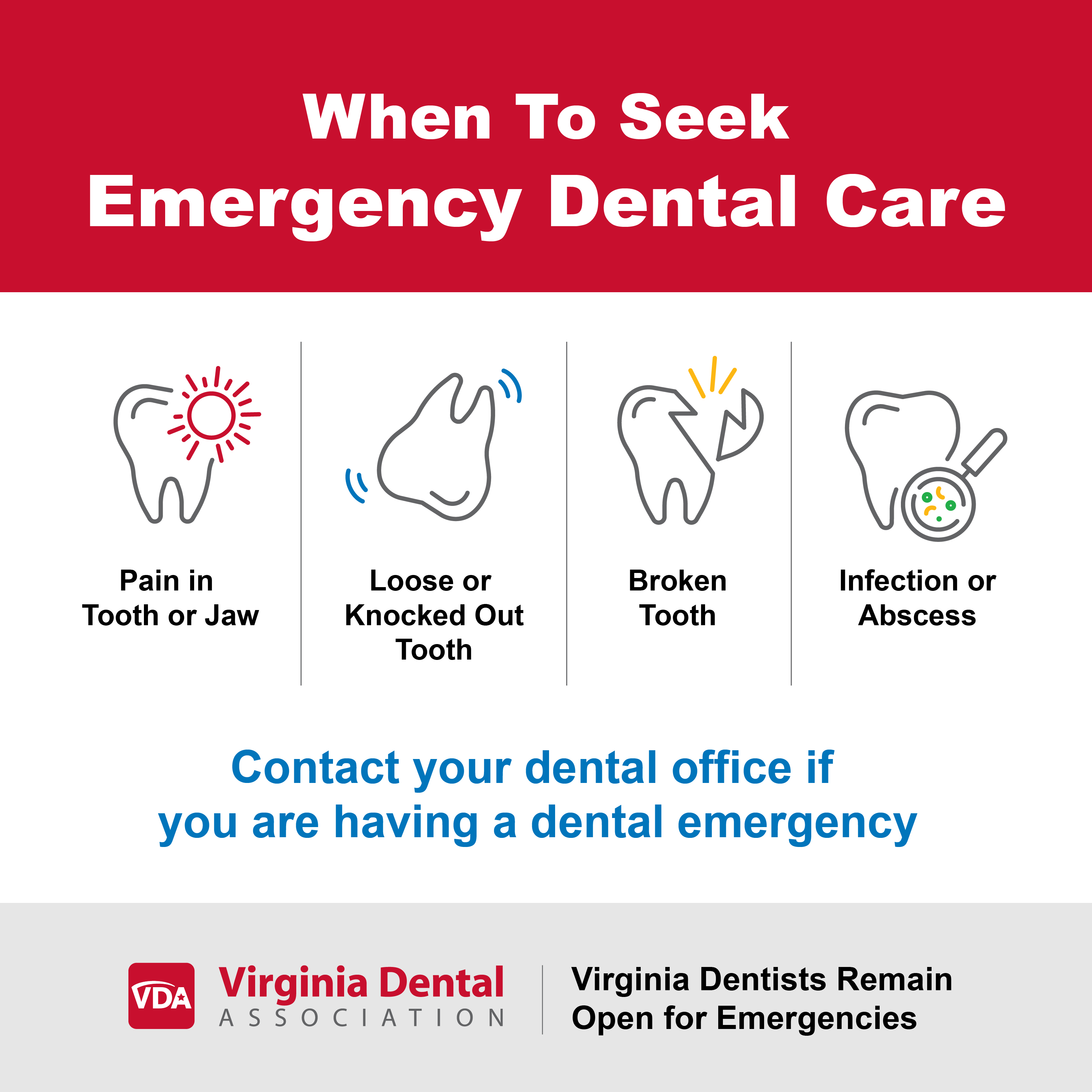 Dental Emergency Social Graphic