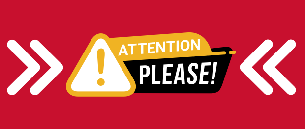 Attention Graphic